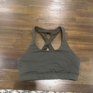 Army Green Sports Bra Size 2